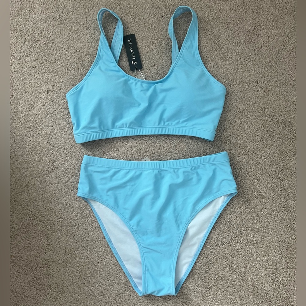 Tempt Me Women Two Piece Scoop Neck Bikini